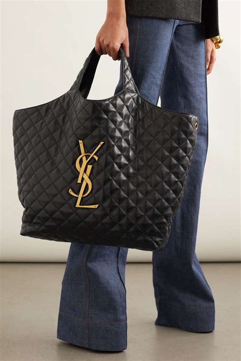 ysl tote bags uk|ysl large quilted tote bag.